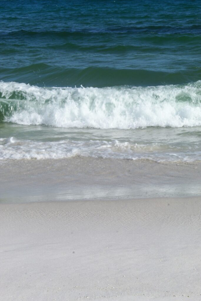 rolling waves beach